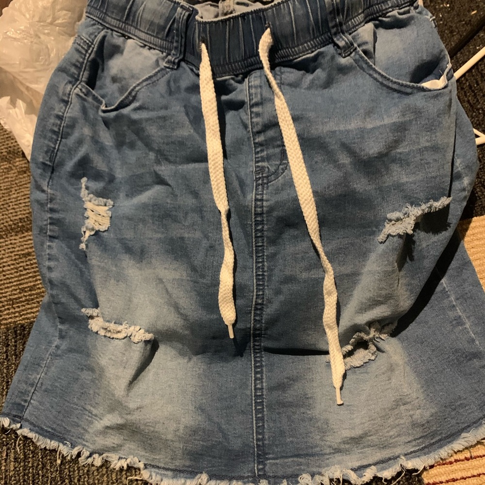 Denim skirt